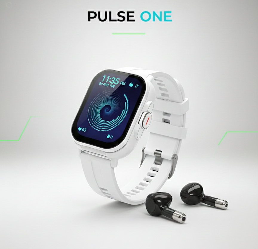 PULS ONE- Zegarek z słuchawkami