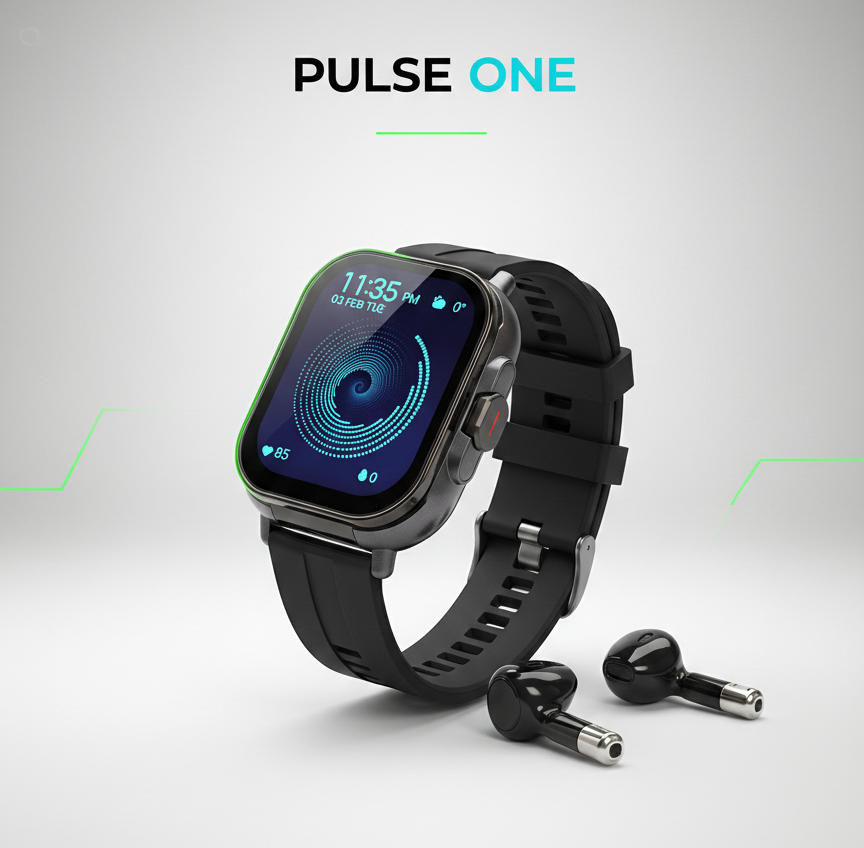 PULS ONE- Zegarek z słuchawkami